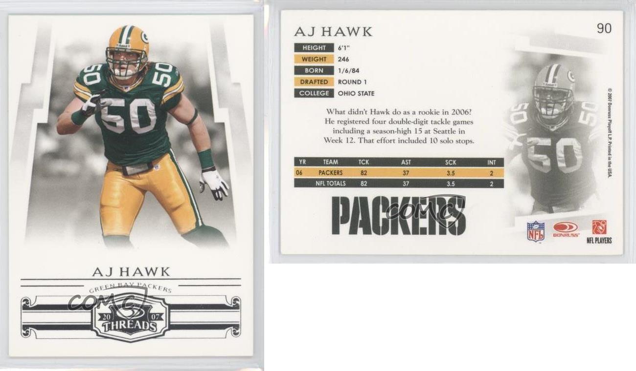 Donruss Threads AJ vendre Hawk 2007 #90