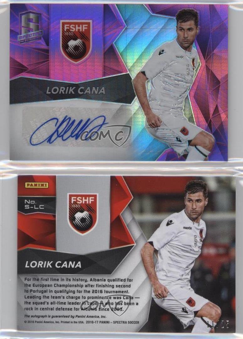 2016 Panini Prizm UEFA Euro Signatures Lorik Cana #S-LC Rookie Auto