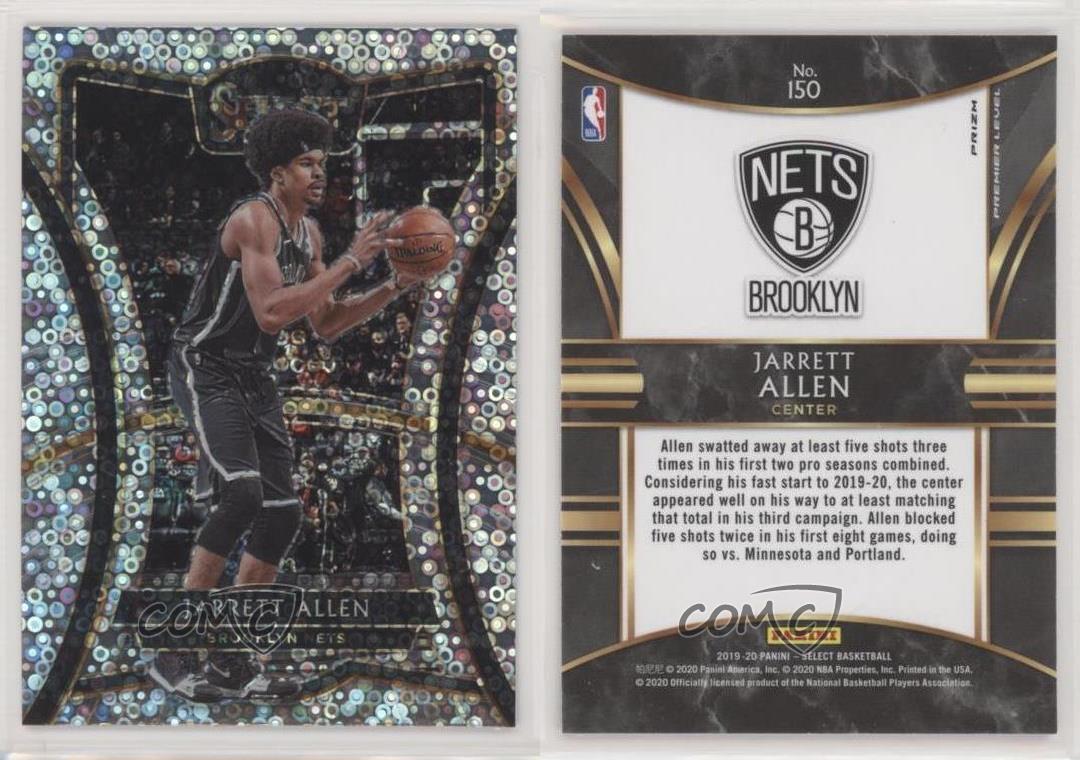 2019-20 Panini Select Premier Level Hybrid Disco Prizm Jarrett Allen #150 - Picture 3 of 4