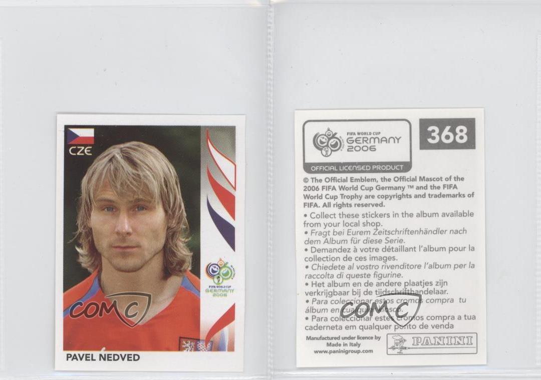 Panini WORLD CUP 2006-Pavel Nedved República Checa Nº 368