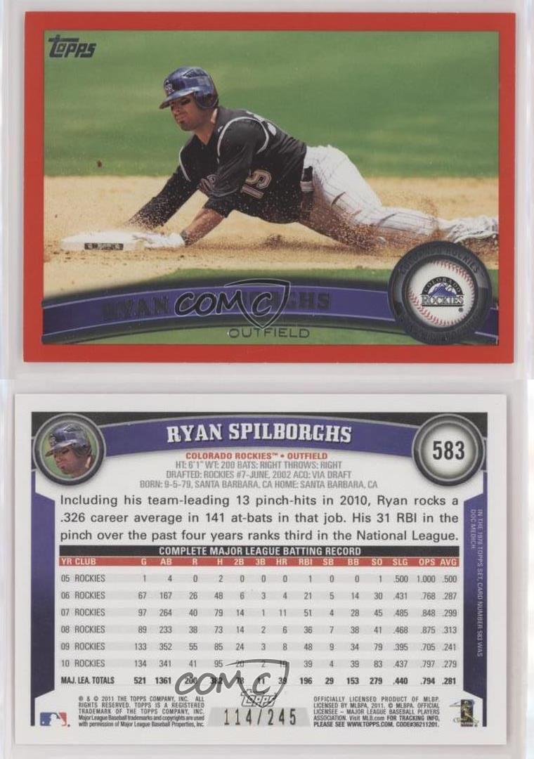 2011 Topps Ryan Spilborghs #583