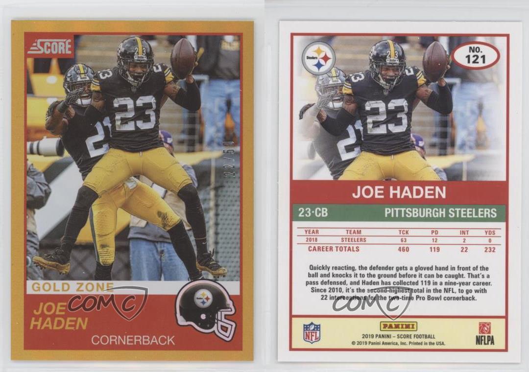 2018 Score #272 Joe Haden Pittsburgh Steelers Football Card