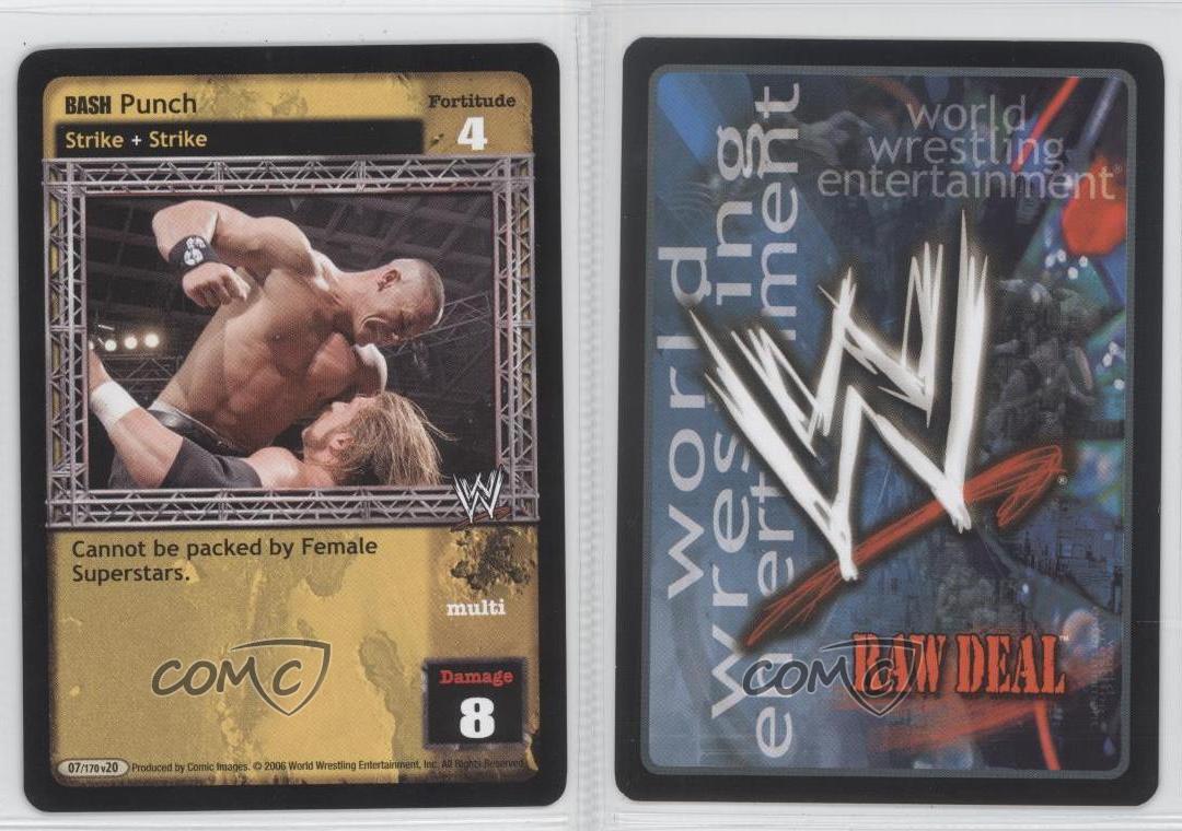 Jeu vente en gros de cartes à collectionner WWE Raw Deal 2006 extension 20 : Great American Bash Punch