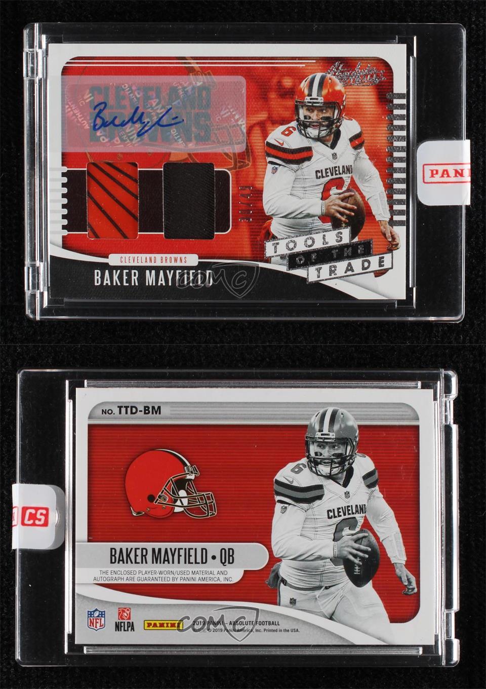 2019 Panini Absolute Tools of the Trade Double /49 Baker Mayfield #TTD-BM  Auto