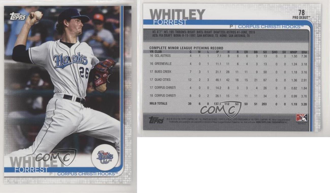  2019 Topps Pro Debut Baseball #78 Forrest Whitley