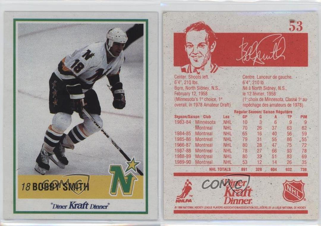 1990-91 Kraft Bobby Smith #53