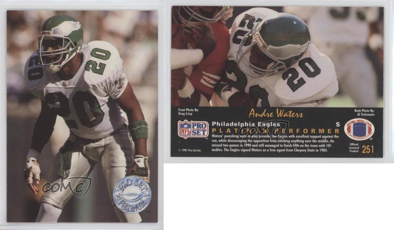 1990 Pro Set Andre Waters a Philadelphia Eagles #251