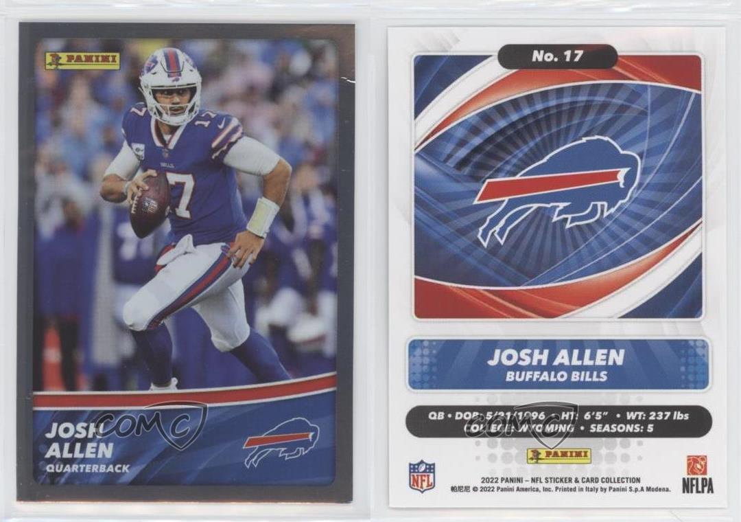 josh allen 17 - Josh Allen - Sticker