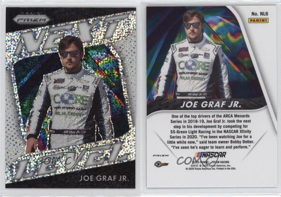 Panini Prizm Next Level 2020 White Sparkle Prizm Joe Graf Jr #NL6 Rookie RC - Imagen 4 de 4