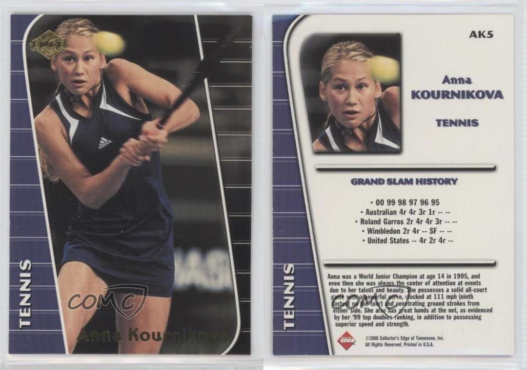 2000 Edge Damen Gold Anna Kournikova #AK5 - Bild 3 von 3