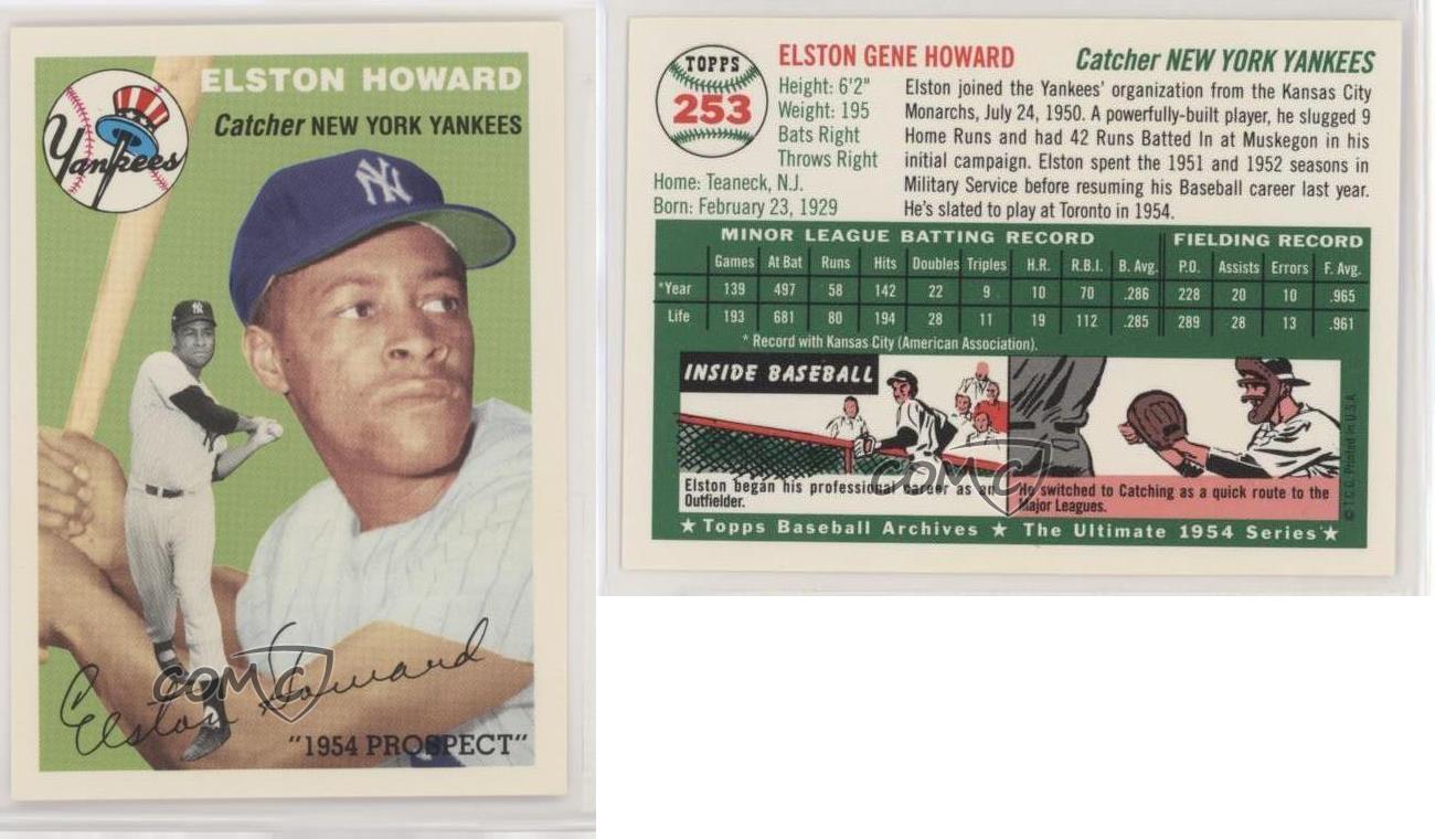 Baseball catcher Elston Gene Howard born