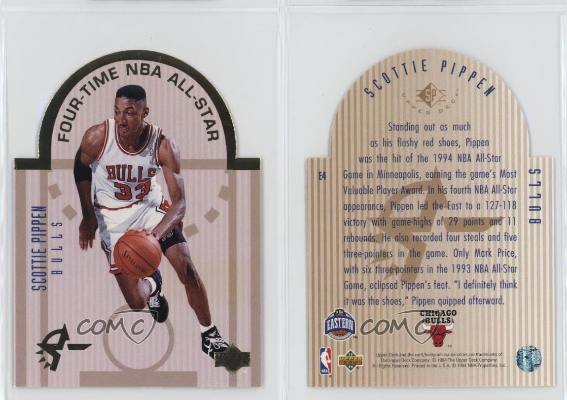 1993-94 Upper Deck Special Edition Die-Cut All-Stars Scottie Pippen #E4 HOF