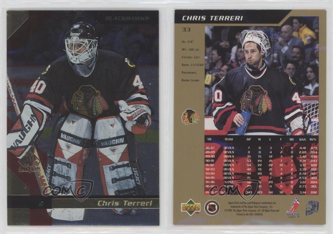  (CI) Chris Terreri Hockey Card 1997-98 SP Authentic (base) 33 Chris  Terreri : Collectibles & Fine Art