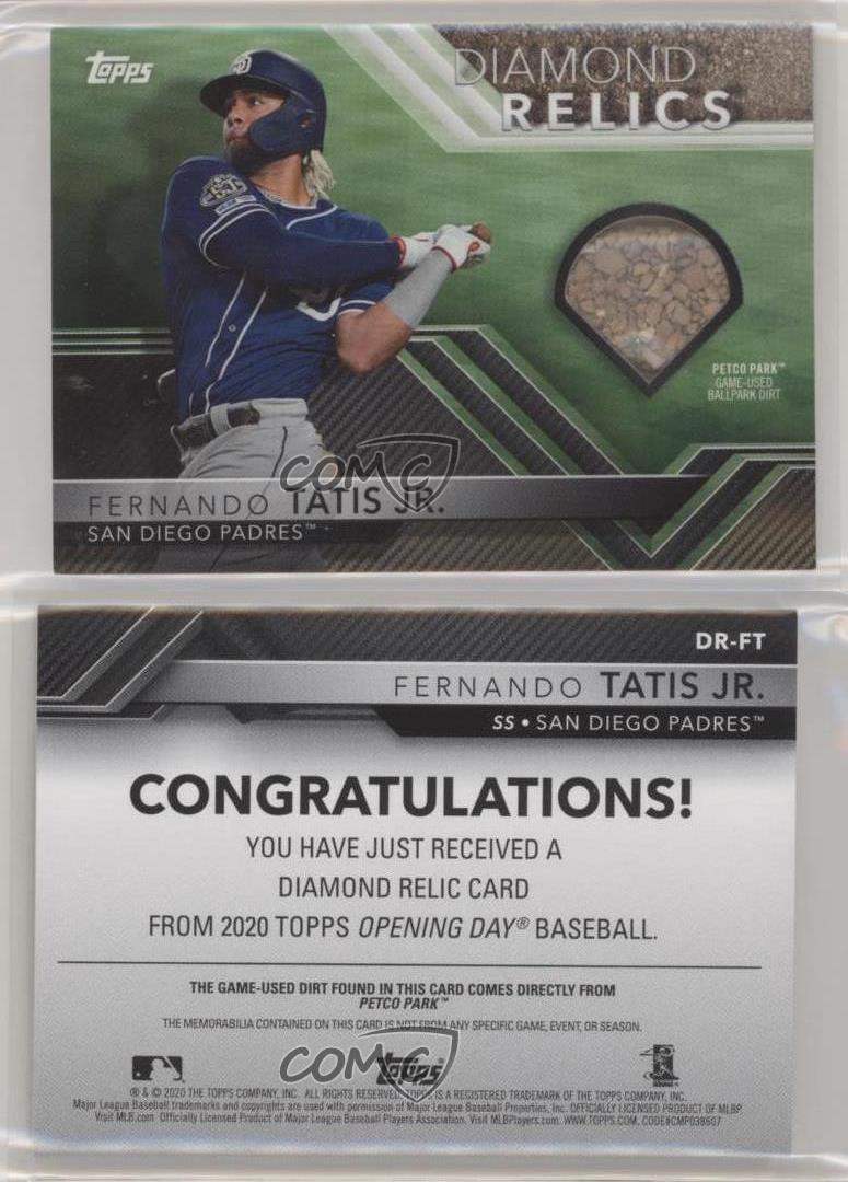 2020 Topps Opening Day Relics ODRFT Fernando Tatis Jr. Jersey