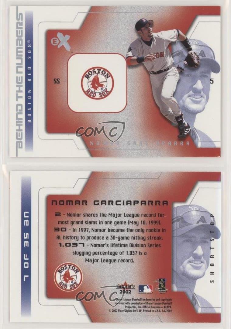 The Snorting Bull: My Top 50 On Cardboard- #27 Nomar Garciaparra