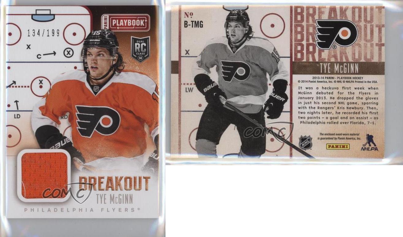 2013-14 Panini Playbook Breakout Jersey #B-RBE Reto Berra //199 Calgary Flames
