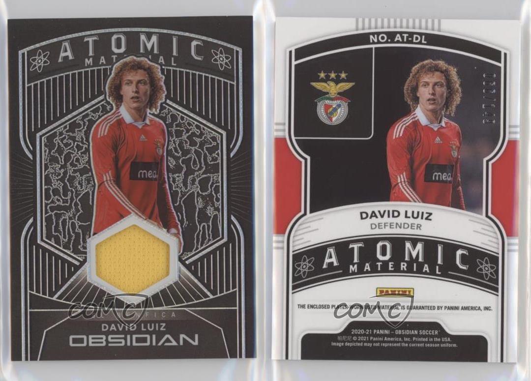 2020-21 Panini Obsidian Atomic Material Relics /149 David Luiz #AT-DL - Foto 3 di 3