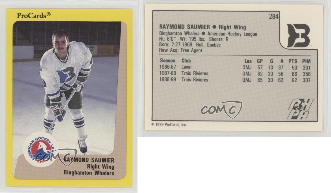 1989-90 Procards AHL - [Base] #284 - Raymond Saumier