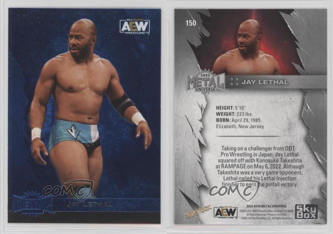 2022 Skybox Metal Universe AEW All Elite Wrestling High Series Jay Lethal #150