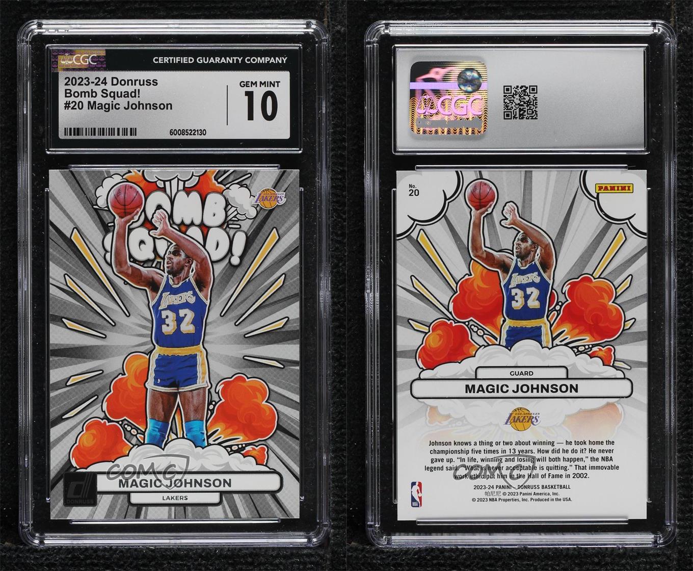 2023-24 Panini Donruss #20 magic Johnson Bomb Squad Lakers