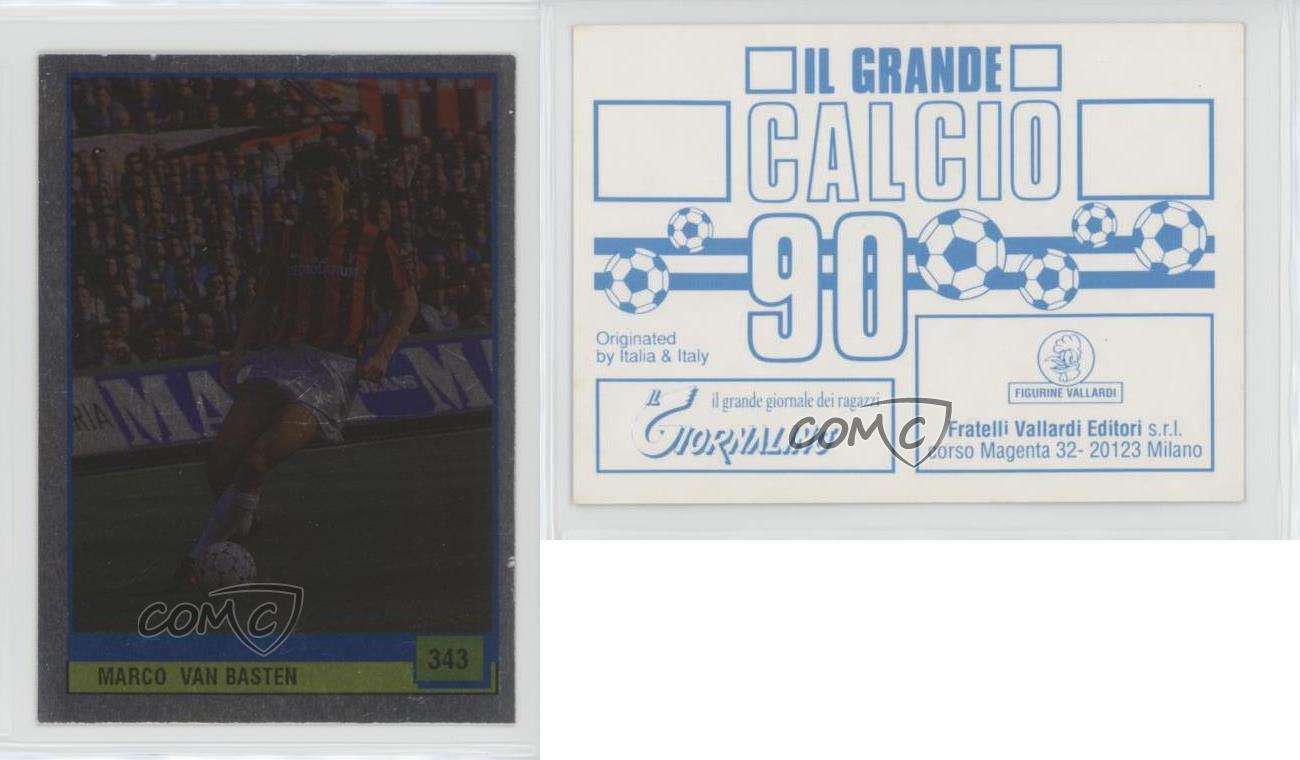 1989-90 Vallardi Il Grande Calcio 90 Marco Van Basten #343 | eBay