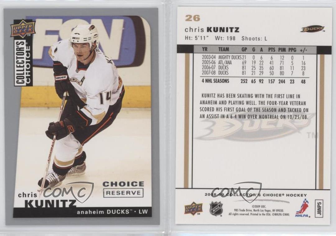 2008-09 Upper Deck Collector's Choice Choice Reserve Silver Chris