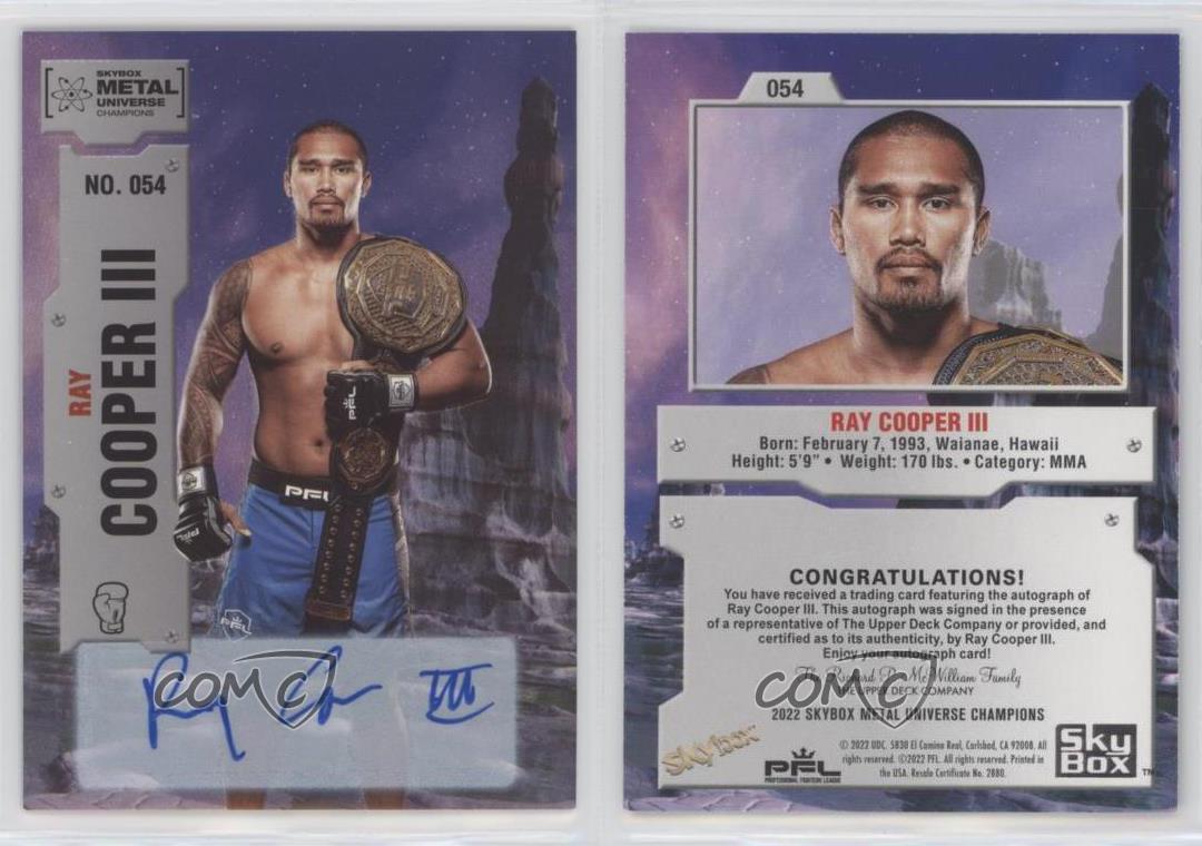 2022 Skybox Metal Universe Ray Cooper III #054 Champions Auto
