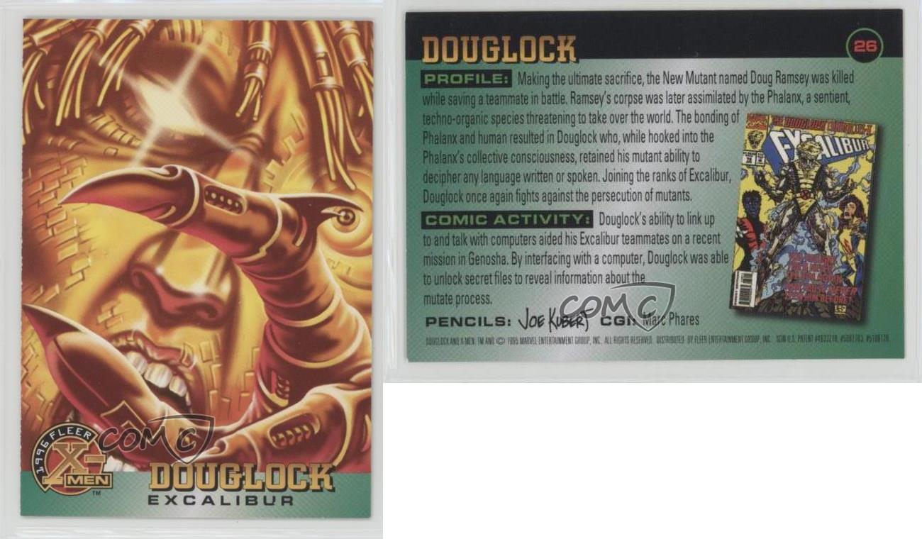 1995 FLEER ULTRA X-MEN CHROMIUM BASE CARD #26 /"DOUGLOCK/"