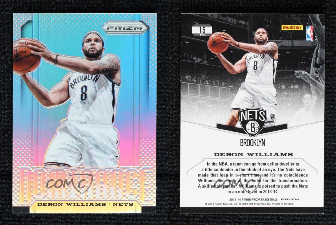 Panini Prizm Dominance Silver Prizm Deron Williams #15 2013-14 - Imagen 4 de 4