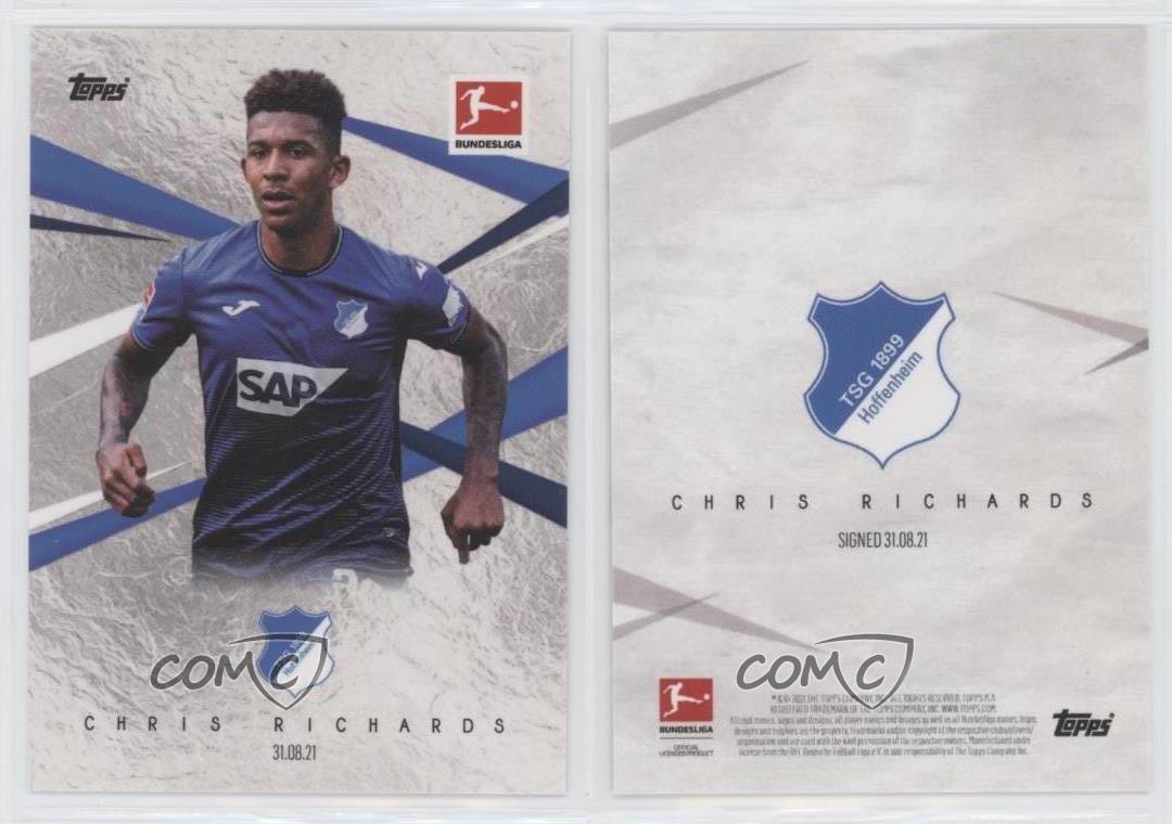 2021-22 Topps On Demand Bundesliga Update /845 Chris Richards