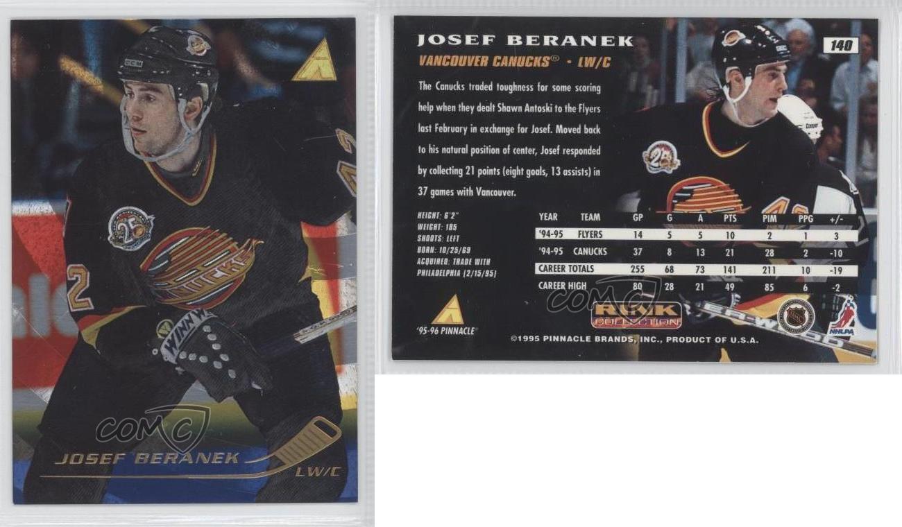 1995-96 Pinnacle Rink Collection Josef Beranek #140