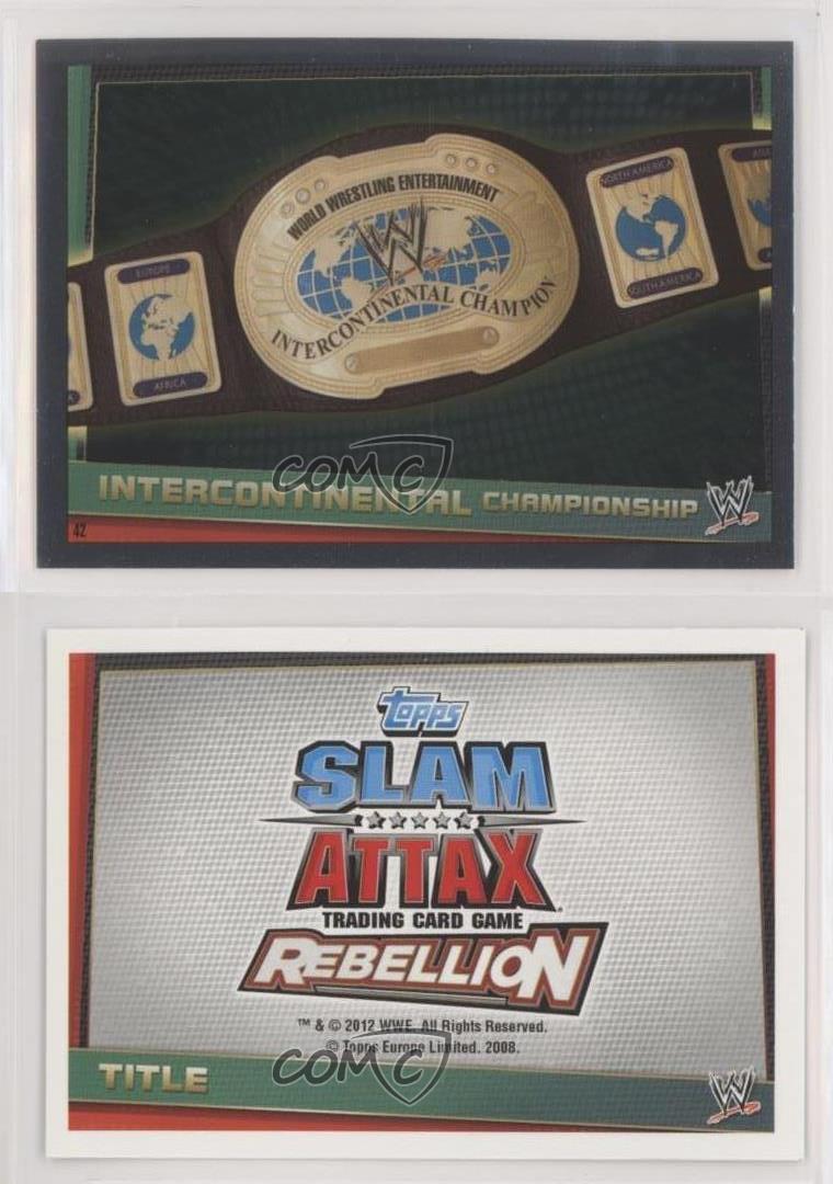 Slam Attax Evolution #037 Intercontinental Championship