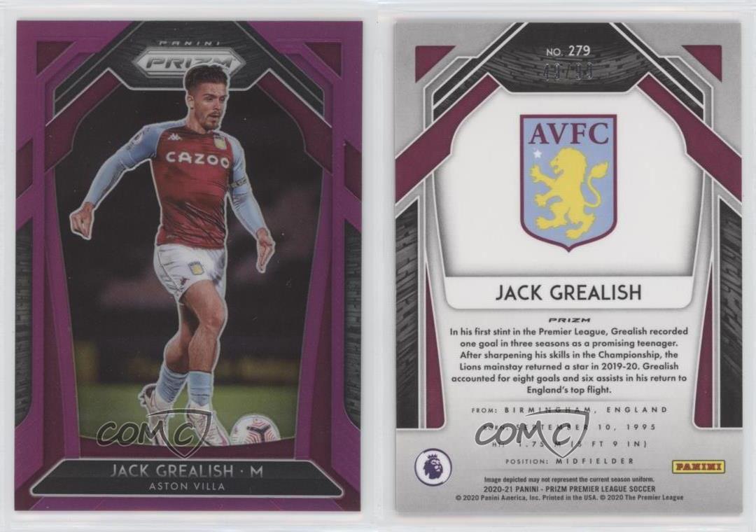 2020-21 Panini Prizm Premier League Purple Prizm /99 Jack