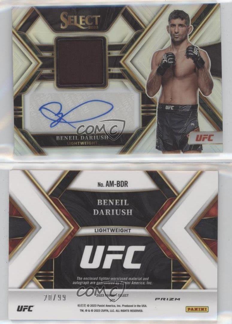 2023 Panini Select UFC Auto Memorabilia /99 Beneil Dariush #AM-BDR Auto