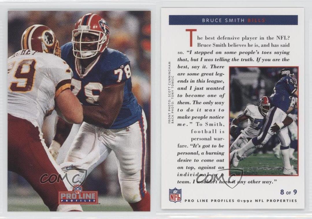 1992 Pro Line Profiles National Convention Bruce Smith (8 of 9) HOF - Picture 3 of 4