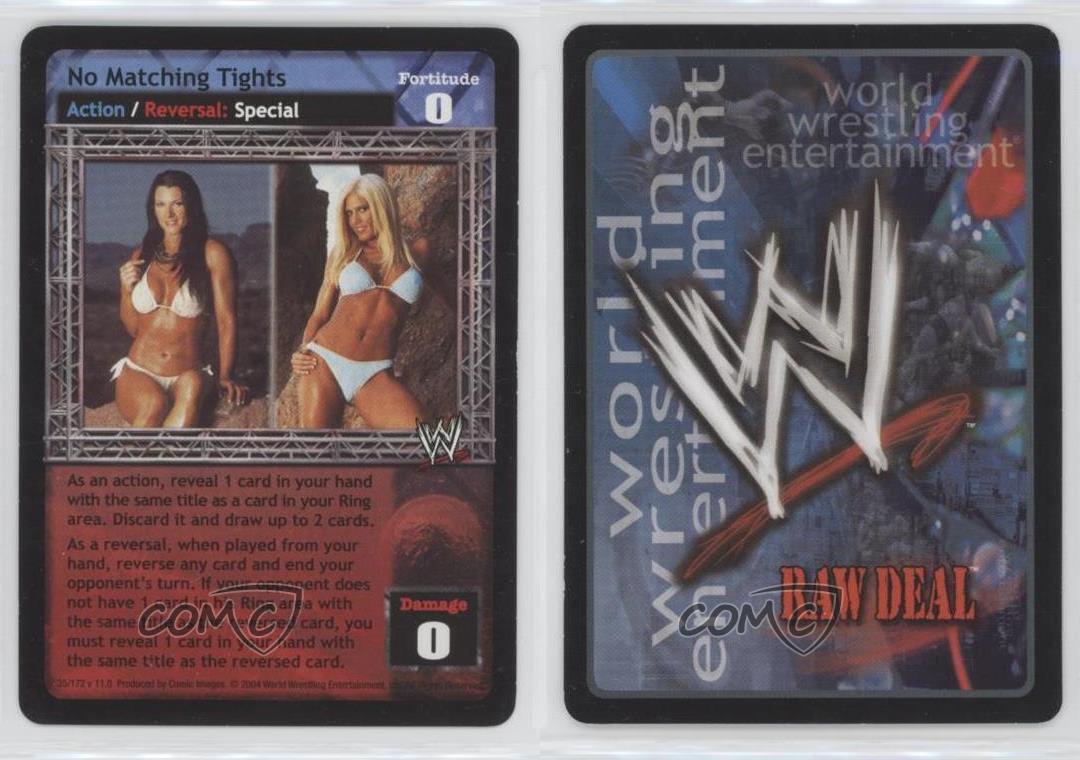 2004 WWE Raw Deal Trading Card Game No Matching Tights ( ) Tara Torrie Wilson - Picture 3 of 3