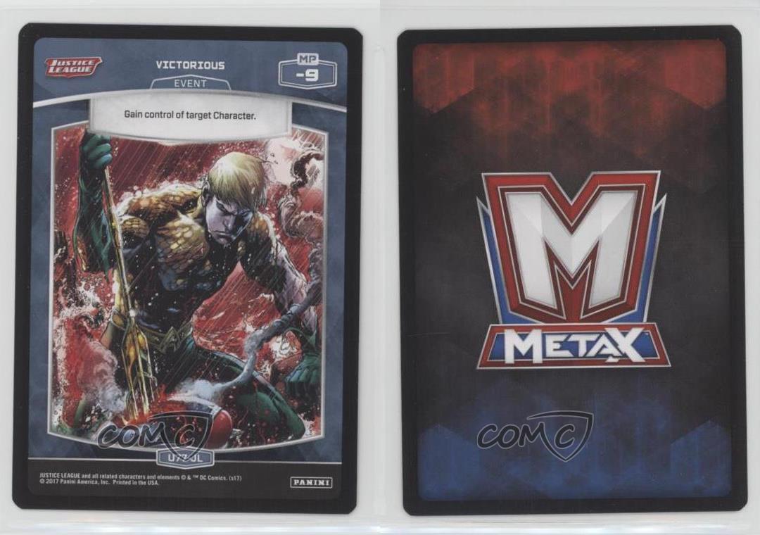 justice league metax trading card game