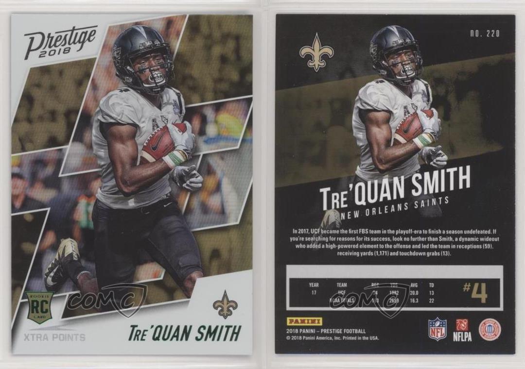 2018 Prestige #220 Tre'Quan Smith RC - Rookie Year at 's Sports  Collectibles Store