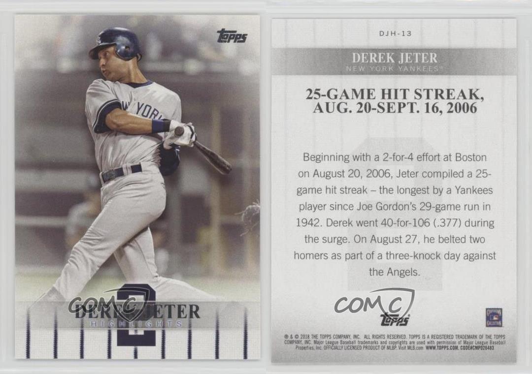 2018 Topps Target Highlights DJH13 Derek Jeter New York