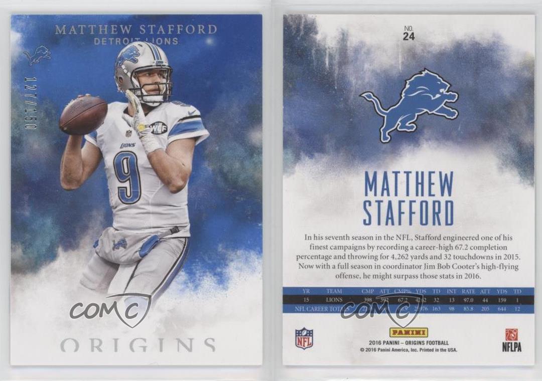 2012 prime signatures MATTHEW STAFFORD