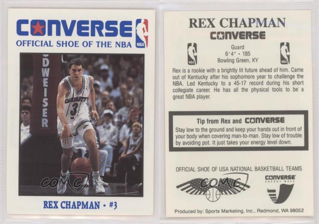 Converse Rex Chapman Rookie RC 1989-90 collections