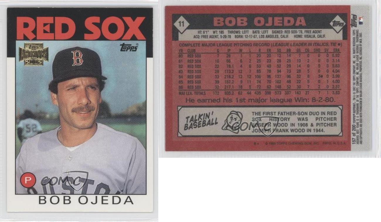 2002 Topps Archives Bob Ojeda #157 | eBay