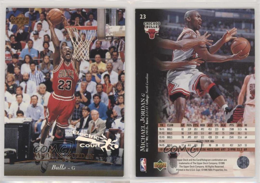 Michael Jordan 1995-96 Upper Deck ELECTRIC COURT Silver 23 -  New  Zealand