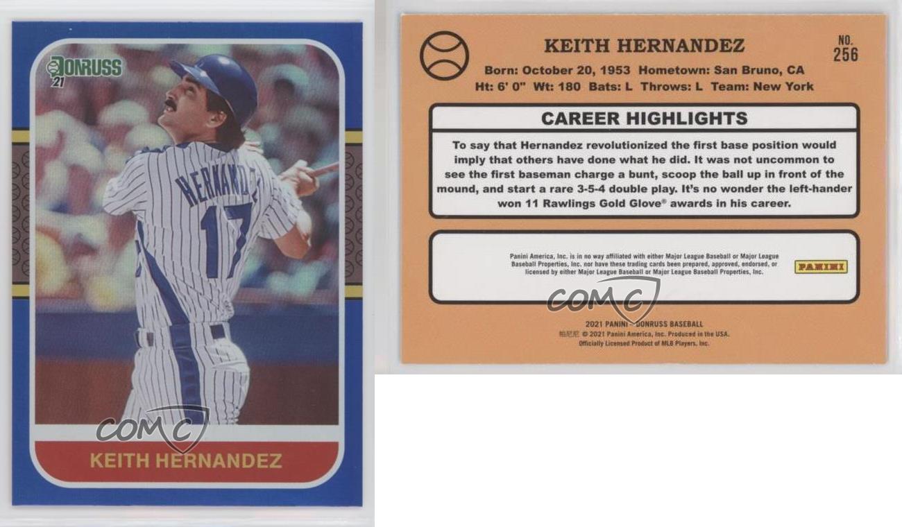 2021 Donruss Holo Orange #256 Keith Hernandez