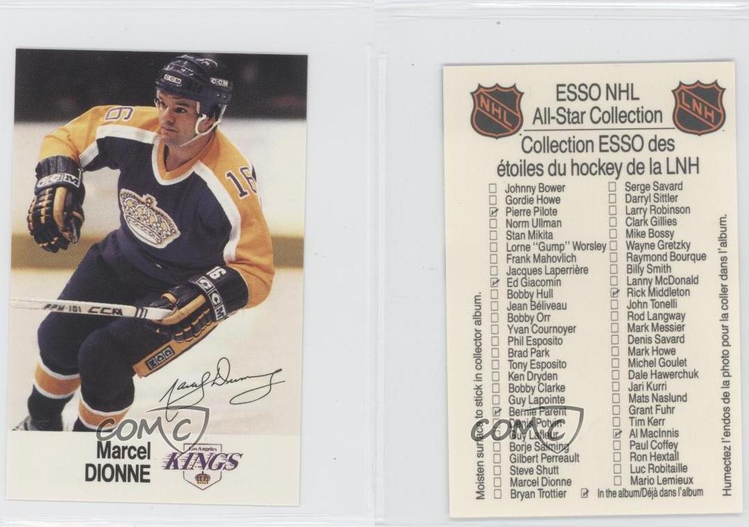 Marcel Dionne Hockey Card 1988-89 Esso #8 Marcel Dionne