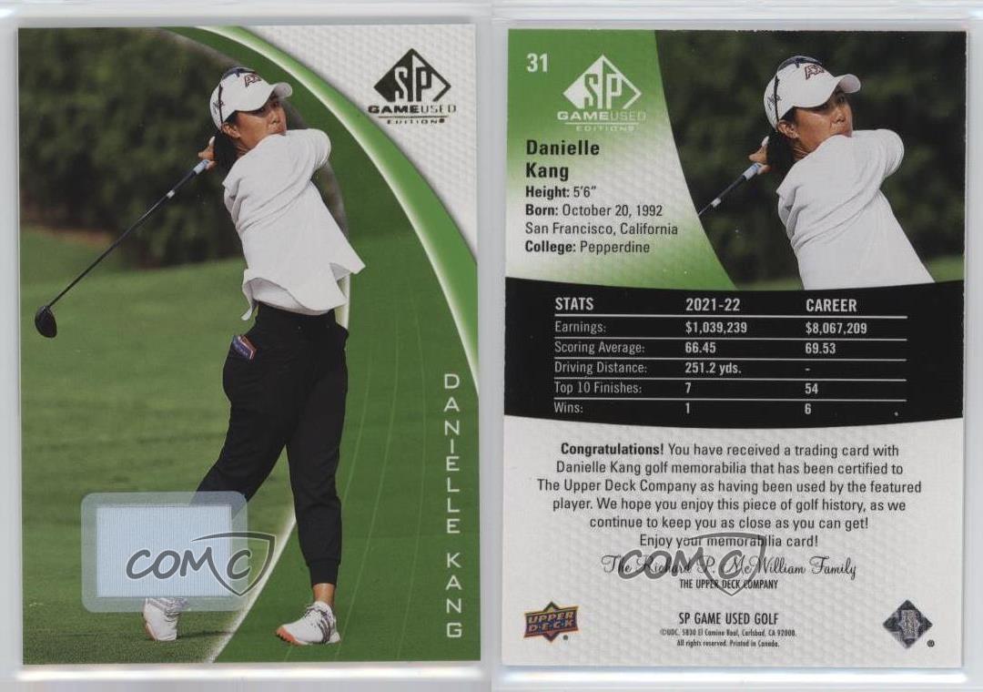2024 SP Game Used Gold Shirt Danielle Kang #31 - Picture 4 of 5