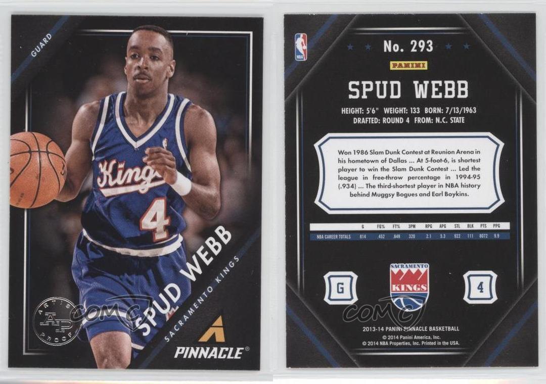 2013-14 Panini Pinnacle Artist Proof Spud Webb #293