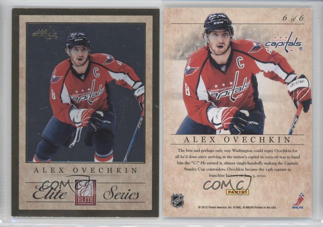 201112 Panini Elite Series 6 Alex Ovechkin Washington Capitals Hockey