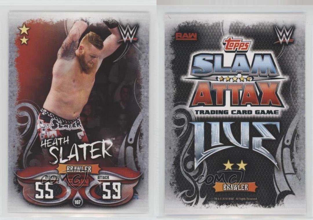 Slam Attax Rumble Justin Gabriel & Heath Slater Tag Team