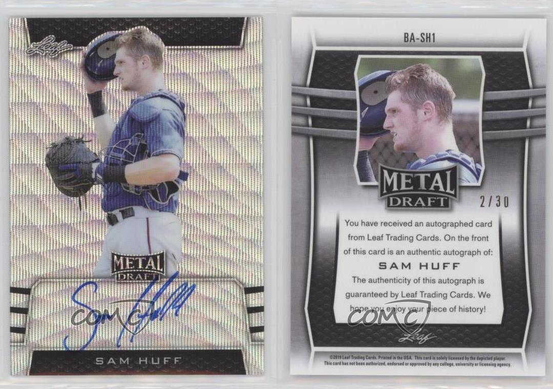 2019 Feuille Métal Draft Wave usine /30 Sam Huff #BA-SH1 Auto